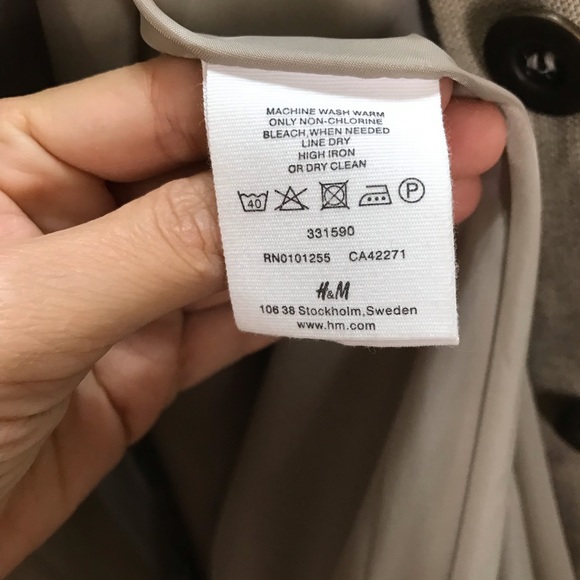 H&M Swing Coat Size 6 - Picture 7 of 7